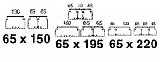 Кабель-канал 65х150/195/220