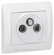 Legrand Galea Life Титан Накладка TV-FM-SAT розетк