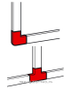 Legrand Metra Угол плоский/ответвление Т- образ д/мини-канала 60x40 мм