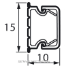 Legrand Metra Мини-канал пластик 15x10мм (2м)