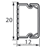 Legrand Metra Мини-канал пластик 20x12мм (2м)