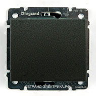 Legrand Galea Life Кнопка звонка (темная бронзая)