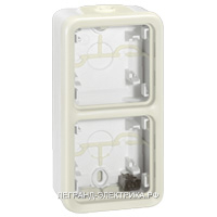Legrand Plexo Белый Монтажная коробка 2-ая для нар