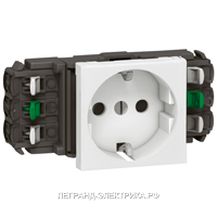 Legrand Mosaic Розетка DLP н.ст. 2К+З б/заж.(New)