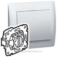 Legrand PRO 21 Мех Выключатель 2-х клавишный с под