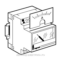 Legrand Шкала 0-300 А для амперметра 04600