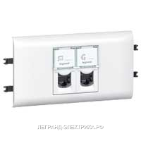 Legrand LCS Р.DLP Кр.65 2XRJ45 Кат.6 FTP