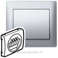 Legrand Galea Life Алюминий Накладка аудиорозетки