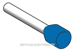 SE Наконечник длинный 2,5x2мм, синий