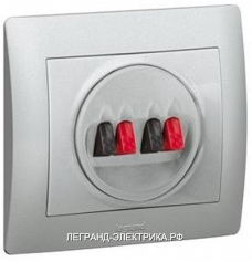 Legrand Galea Life Розетка 2К+3 моноблок. авт. D.BR