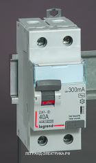 Legrand ВДТ DX3 2П 40А 300мА-AC