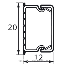 Legrand Metra Мини-канал пластик 20x12мм (2м)