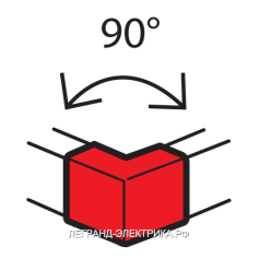 Legrand Metra Угол внешний неизменяемый 100х50 мм