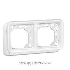 Legrand Plexo Arctic Антибактериальный Рамка 2-ая