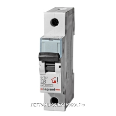 Legrand TX3 Автоматический выключатель 1P 10A (B) 6000