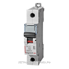 Legrand DX3-E Автоматический выключатель 1P 10А (В) 6000/6kA