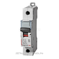 Legrand DX3-E Автоматический выключатель 1P 10А (С) 6000/6kA