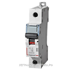 Legrand DX3-E Автоматический выключатель 1P 16А (В) 6000/6kA