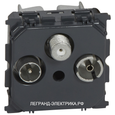 Legrand Celiane Мех TV-FM-SAT розетка единственная