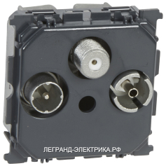 Legrand Celiane Мех TV-FM-SAT розетка единственная