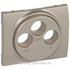 Legrand Galea Life Титан Накладка TV-FM-SAT розетк