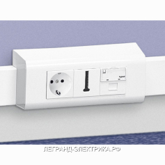 Legrand Mosaic Рамка 6М на плинтус 75х20 (кроме 74203 и 74416)