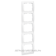 Legrand Galea Life Белый Рамка 5-я, вертикальная (