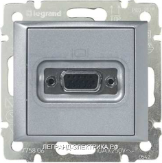 Legrand Valena Алюминий Розетка HD15 (770283) 7702