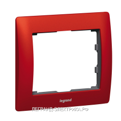 Legrand Galea Life Красный Металл/Magic Red Рамка