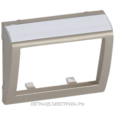 Legrand Galea Life Титан Лицевая панель д.инф.розеток