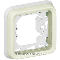 Legrand Plexo Белый Рамка 1-ая с суппортом, для вн