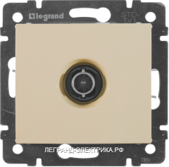 Legrand Valena Крем Розетка TV единственная 1,5 дБ